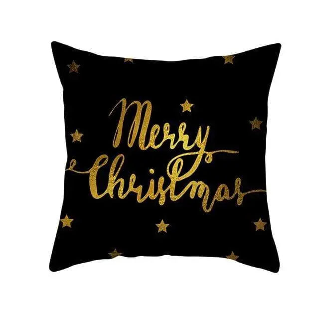 Coussin Noel Noir-Housse de France - Housse De France