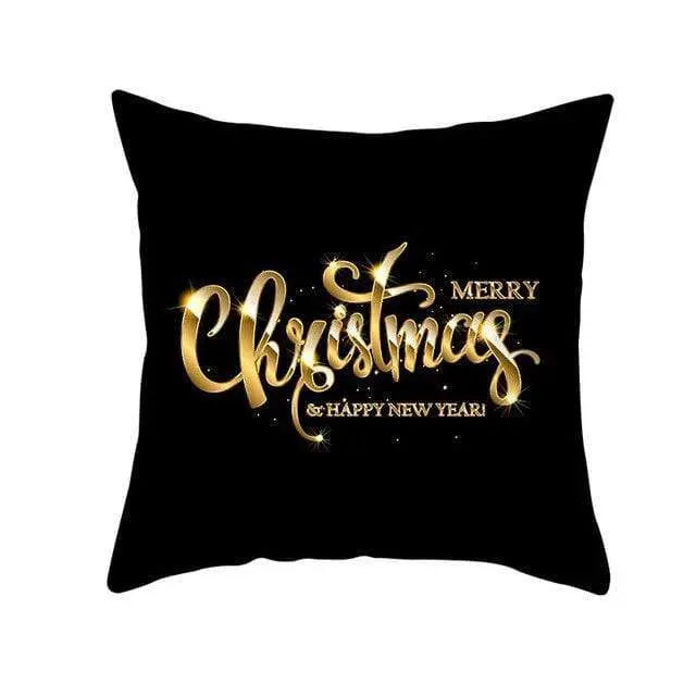 Coussin Noel Noir-Housse de France - Housse De France