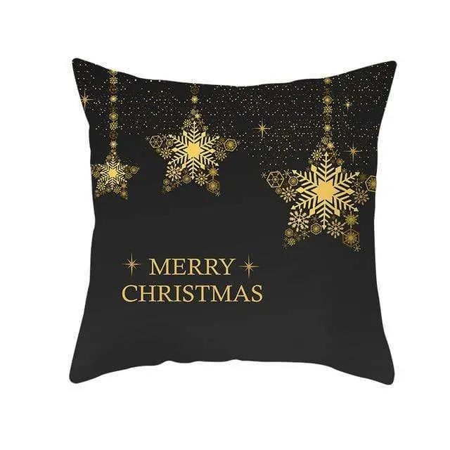 Coussin Noel Noir-Housse de France - Housse De France