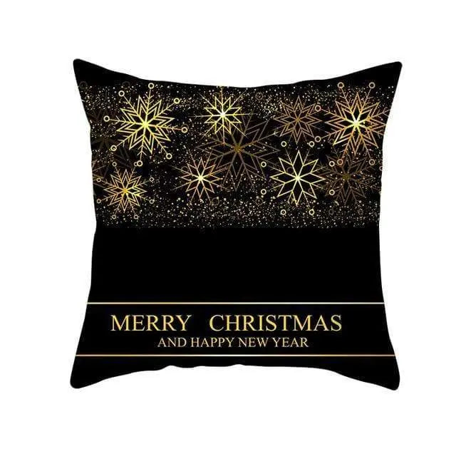 Coussin Noel Noir-Housse de France - Housse De France