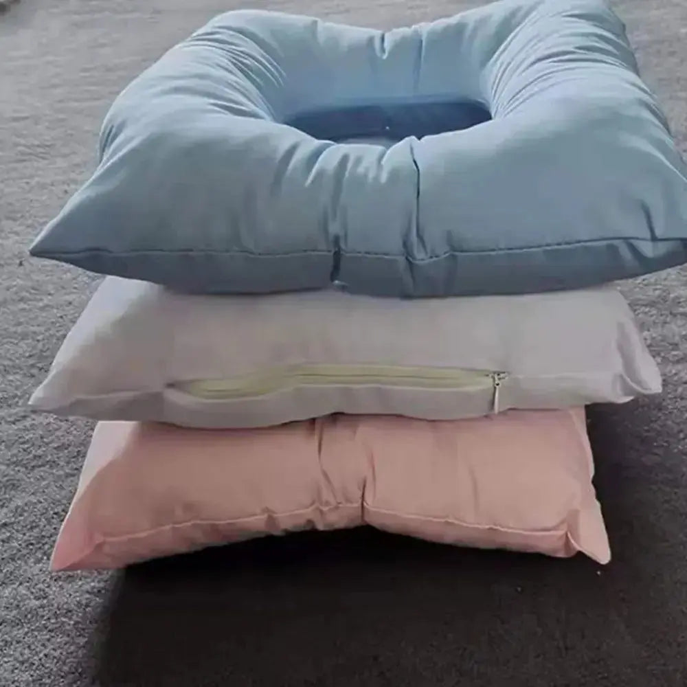 Coussin de massage en forme de U pour le visage et le cou