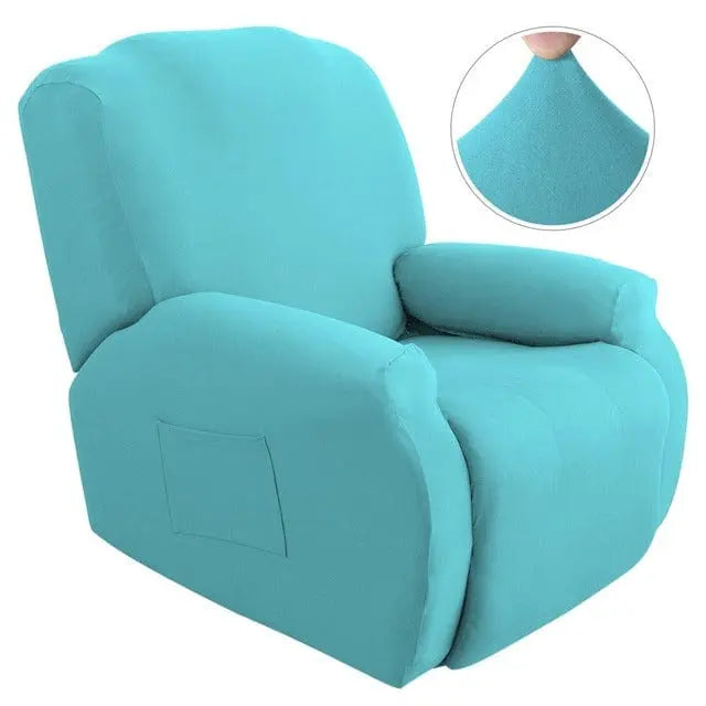 DECORELAX - Housse de fauteuil inclinable imperméable imprimée - Housse de France