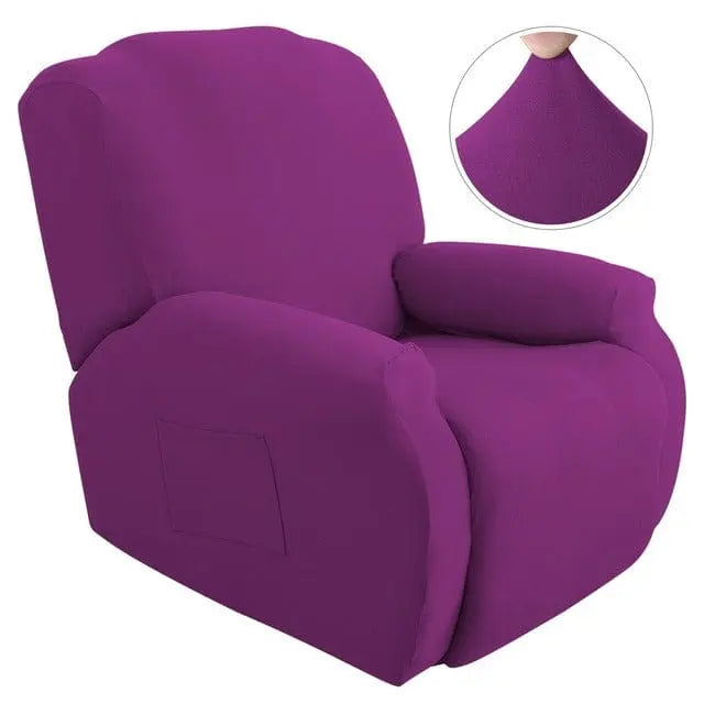 DECORELAX - Housse de fauteuil inclinable imperméable imprimée - Housse de France