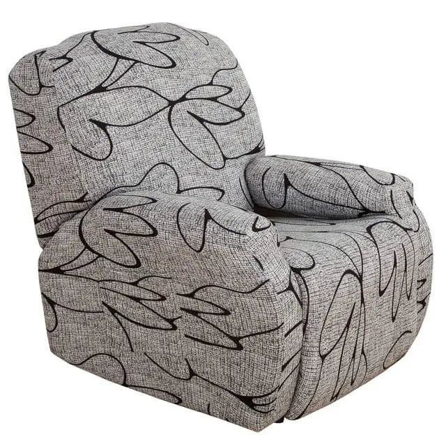 DECORELAX - Housse de fauteuil inclinable imperméable imprimée - Housse de France