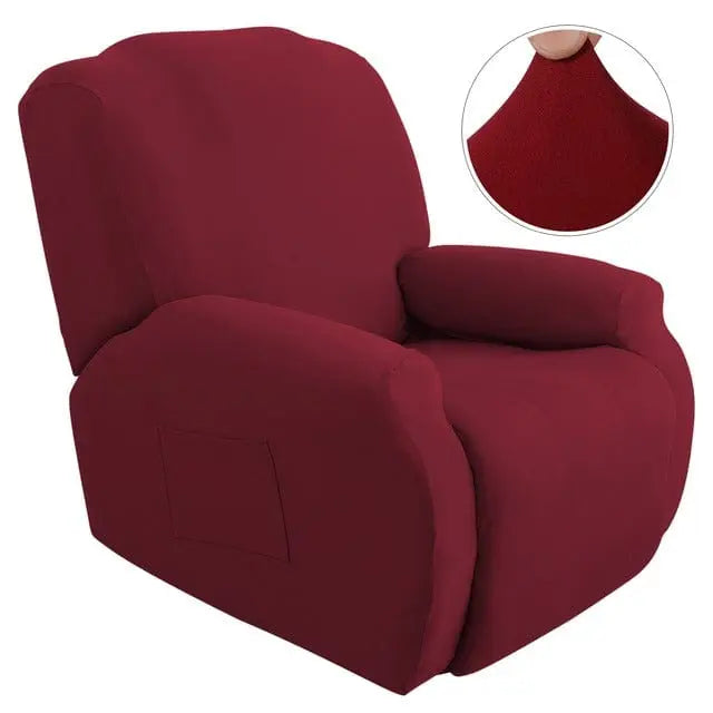 DECORELAX - Housse de fauteuil inclinable imperméable imprimée - Housse de France