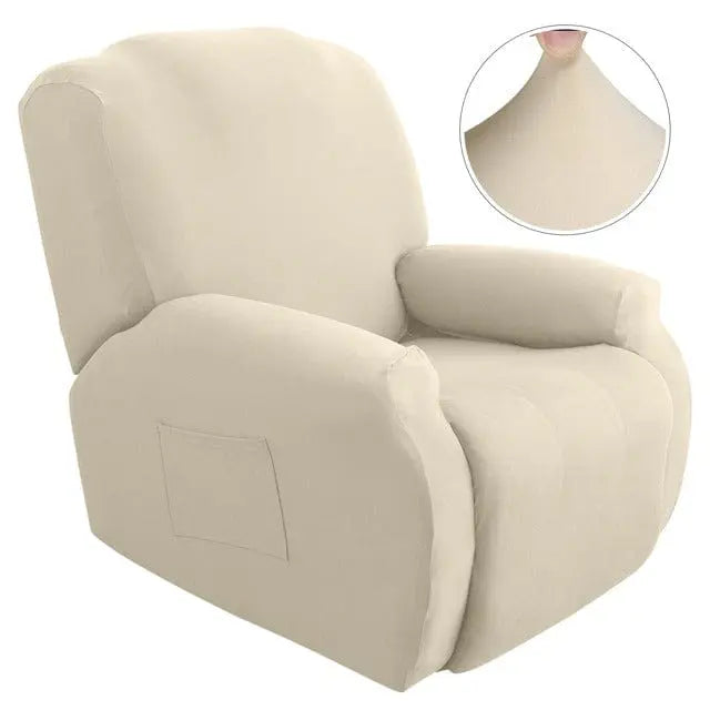 DECORELAX - Housse de fauteuil inclinable imperméable imprimée - Housse de France