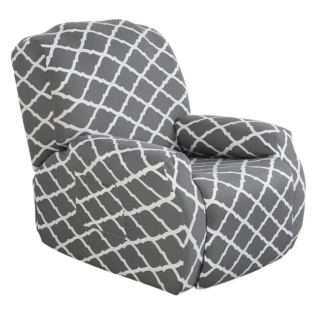 DECORELAX - Housse de fauteuil inclinable imperméable imprimée - Housse de France