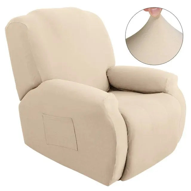 DECORELAX - Housse de fauteuil inclinable imperméable imprimée - Housse de France