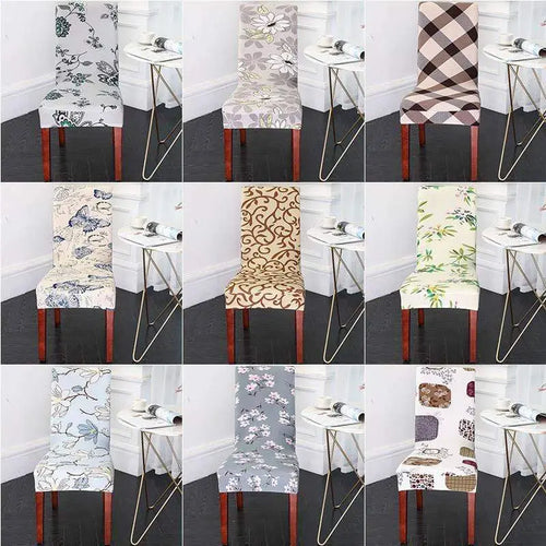 Housses de Siège de Chaise, Lot de 1,2,4 ou 6 Housse de Chaise Spandex