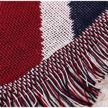 FLAG - Serviette de canapé en tissu épaissi - Motif USA et UK - Housse de France