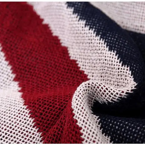 FLAG - Serviette de canapé en tissu épaissi - Motif USA et UK - Housse de France