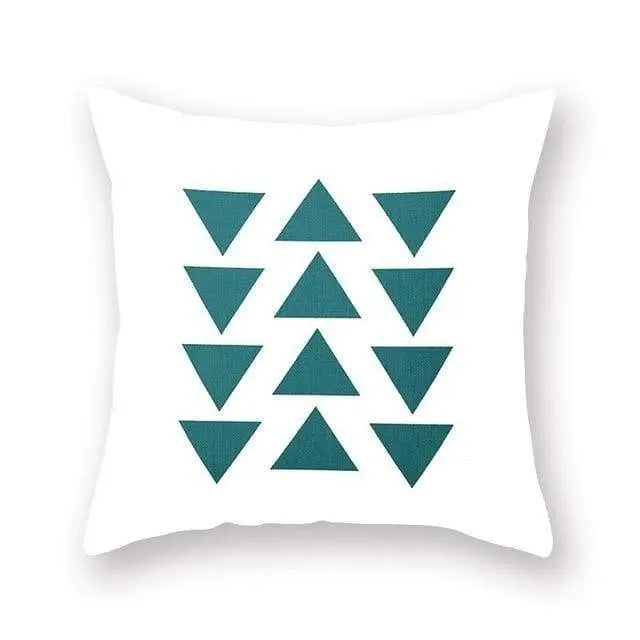 GEOPILLOW - Housse de coussin géométrique pour canapé - Housse De France