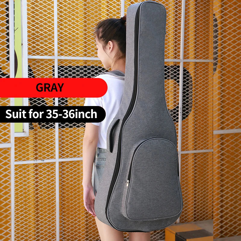 Sac à dos épais pour guitare de 41 pouces, étanche, Oxford, sacs pour basses électriques, qualité douce pour 36 à 39 pouces, housse de musique classique XA6CT Housse de France