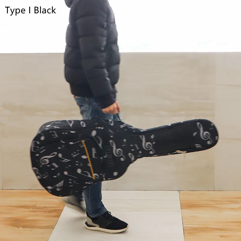 40/41 pouces Oxford tissu guitare acoustique/guitare électrique Double sangles guitare rembourrée coque souple Gig sac sac à dos étanche Housse de France