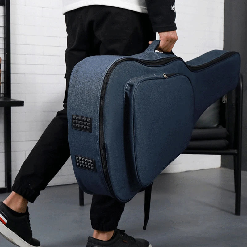 Sac à dos épais pour guitare de 41 pouces, étanche, Oxford, sacs pour basses électriques, qualité douce pour 36 à 39 pouces, housse de musique classique XA6CT Housse de France