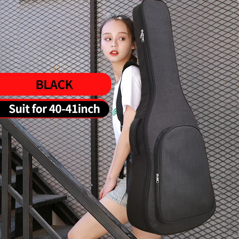 Sac à dos épais pour guitare de 41 pouces, étanche, Oxford, sacs pour basses électriques, qualité douce pour 36 à 39 pouces, housse de musique classique XA6CT Housse de France