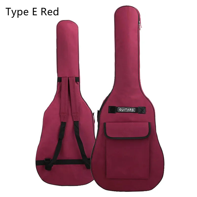 40/41 pouces Oxford tissu guitare acoustique/guitare électrique Double sangles guitare rembourrée coque souple Gig sac sac à dos étanche Housse de France