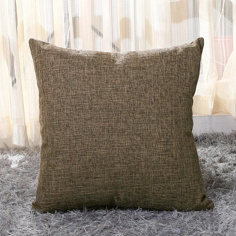 Taie d'Oreiller Moderne Eco **LINORA** Housse de France