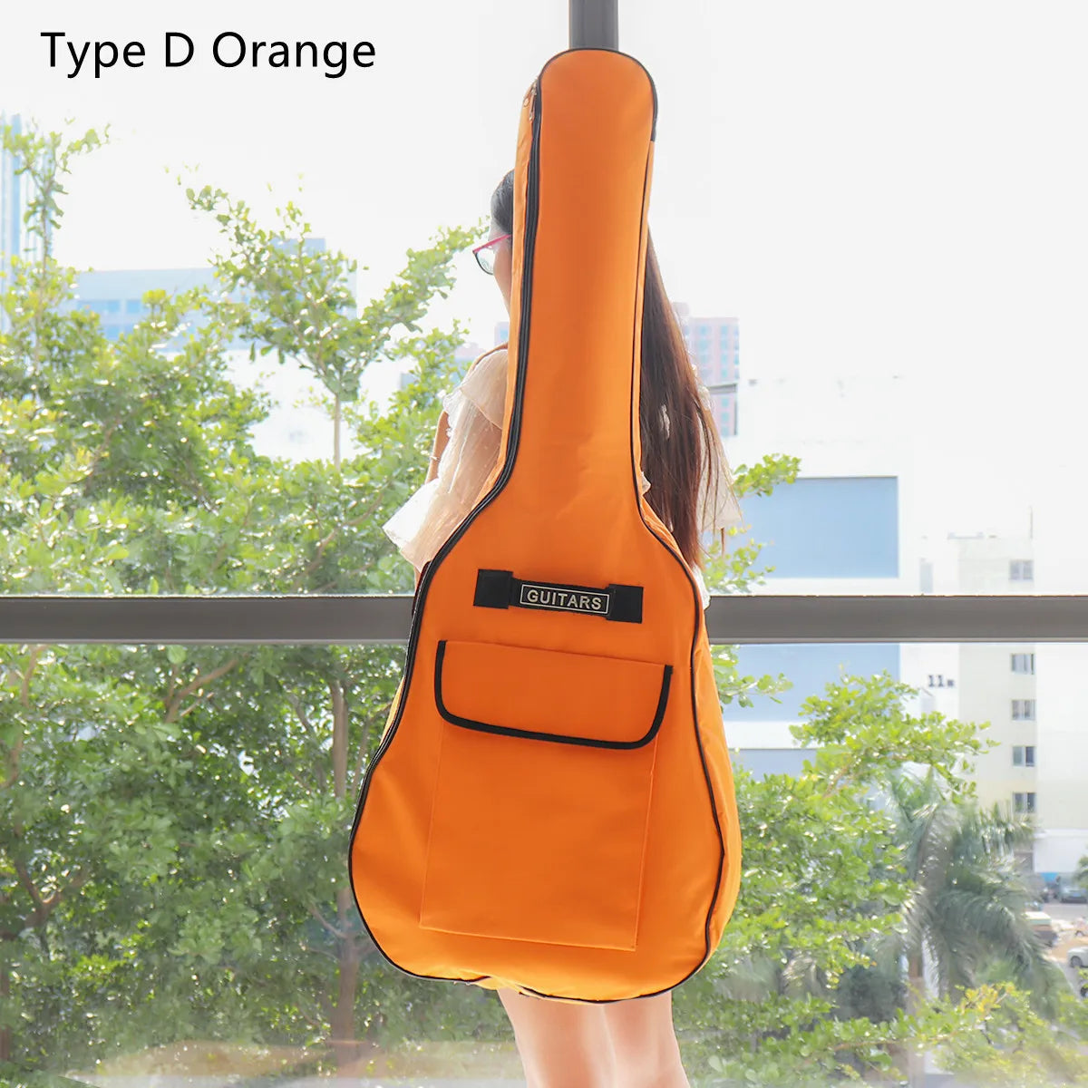 40/41 pouces Oxford tissu guitare acoustique/guitare électrique Double sangles guitare rembourrée coque souple Gig sac sac à dos étanche Housse de France