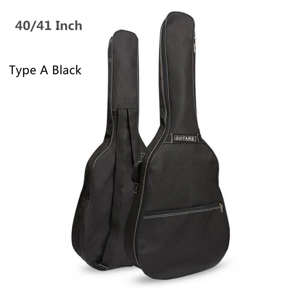 40/41 pouces Oxford tissu guitare acoustique/guitare électrique Double sangles guitare rembourrée coque souple Gig sac sac à dos étanche Housse de France