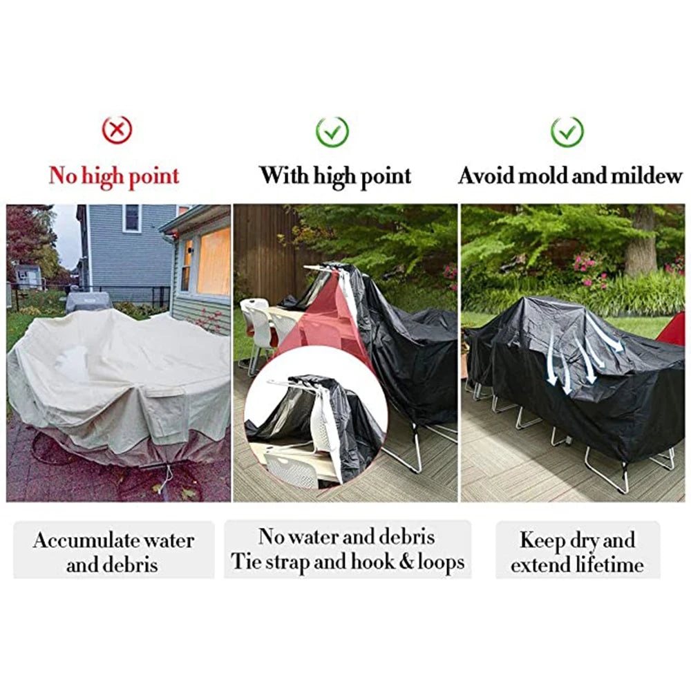Housse Table Jardin Imperméable NOVARA