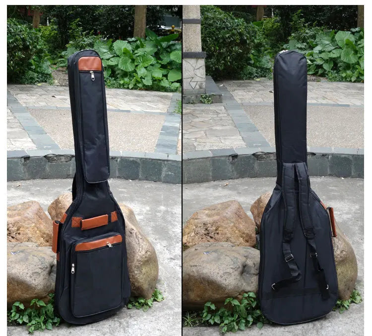 Sac de guitare électrique 40 / 46 pouces, sac de basse électrique étanche, sac de concert rembourré épais de 10mm Housse de France