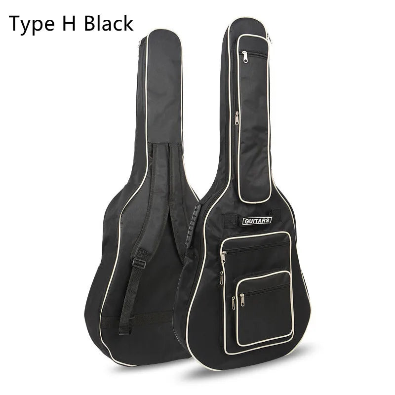 40/41 pouces Oxford tissu guitare acoustique/guitare électrique Double sangles guitare rembourrée coque souple Gig sac sac à dos étanche Housse de France