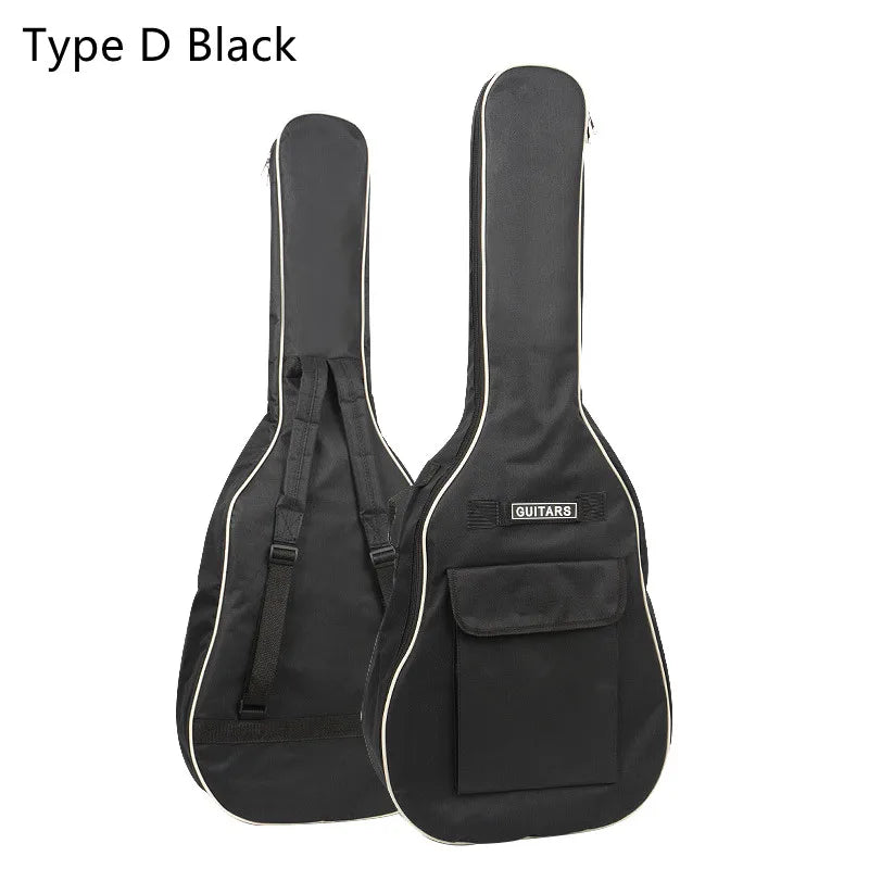 40/41 pouces Oxford tissu guitare acoustique/guitare électrique Double sangles guitare rembourrée coque souple Gig sac sac à dos étanche Housse de France