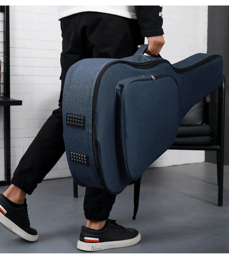 Sac à dos épais pour guitare de 41 pouces, étanche, Oxford, sacs pour basses électriques, qualité douce pour 36 à 39 pouces, housse de musique classique XA6CT Housse de France