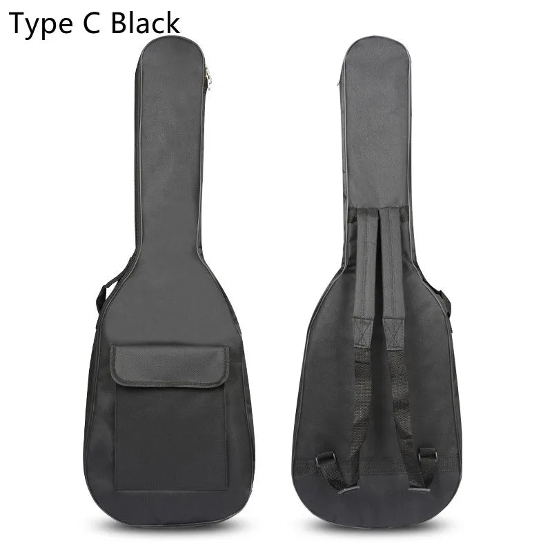 40/41 pouces Oxford tissu guitare acoustique/guitare électrique Double sangles guitare rembourrée coque souple Gig sac sac à dos étanche Housse de France