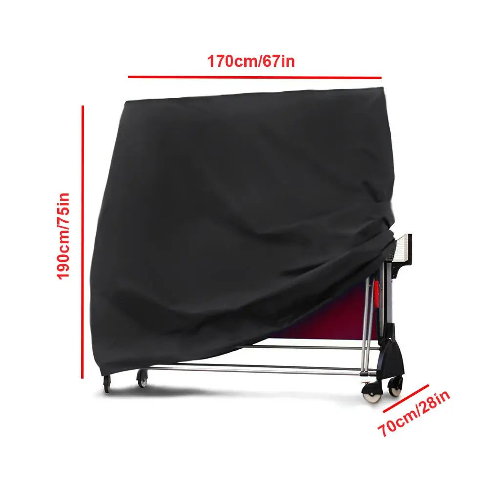 Juste de table de ping-pong multifonction, imperméable, anti-poussière, pliante, noire, Choth, protection des meubles pour la maison ou l'extérieur Housse de France