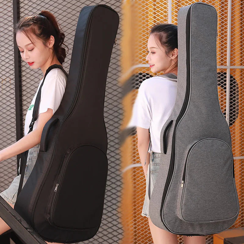 Sac à dos épais pour guitare de 41 pouces, étanche, Oxford, sacs pour basses électriques, qualité douce pour 36 à 39 pouces, housse de musique classique XA6CT Housse de France