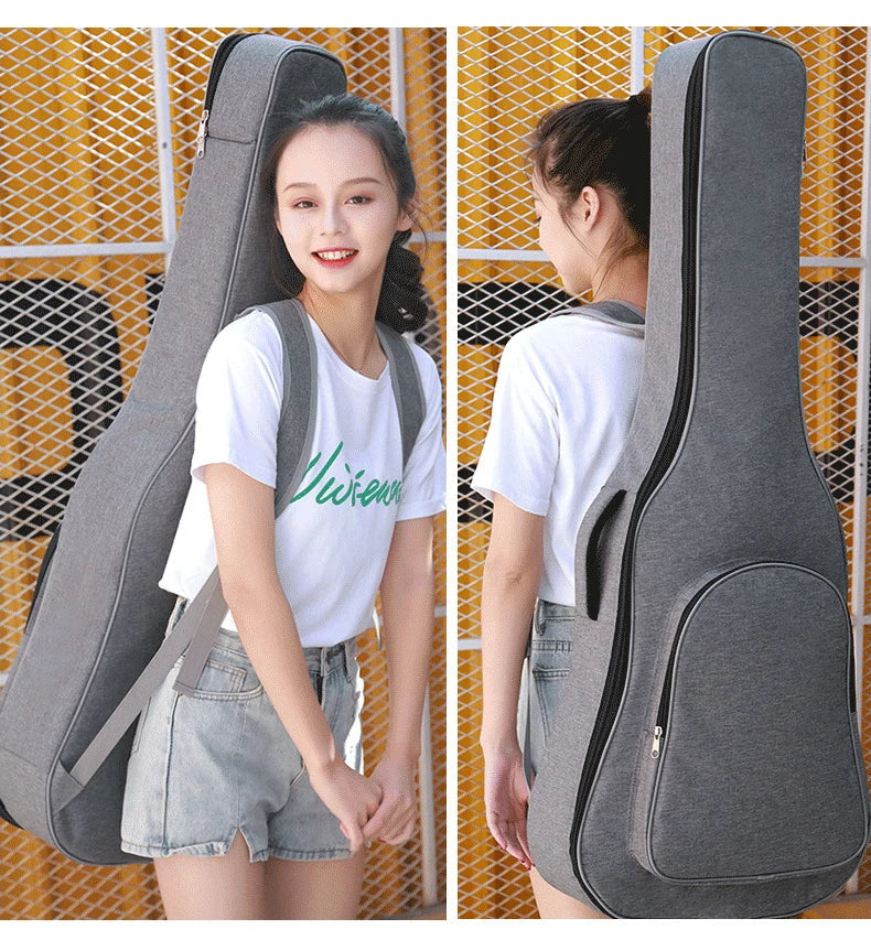 Sac à dos épais pour guitare de 41 pouces, étanche, Oxford, sacs pour basses électriques, qualité douce pour 36 à 39 pouces, housse de musique classique XA6CT Housse de France