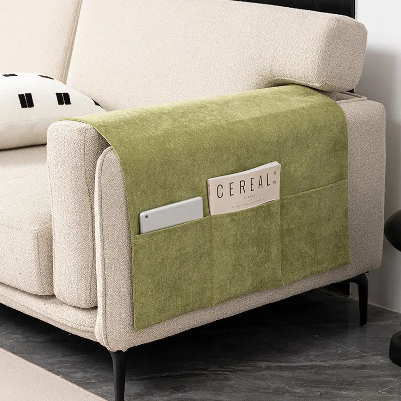 Housse Accoudoir Canapé Chenille **VELERIA** 12 Fruit Green-50X110CM