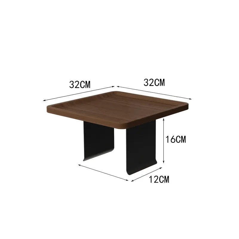 Housse Accoudoir Canapé Moderne IRONIX Walnut-32X32cm