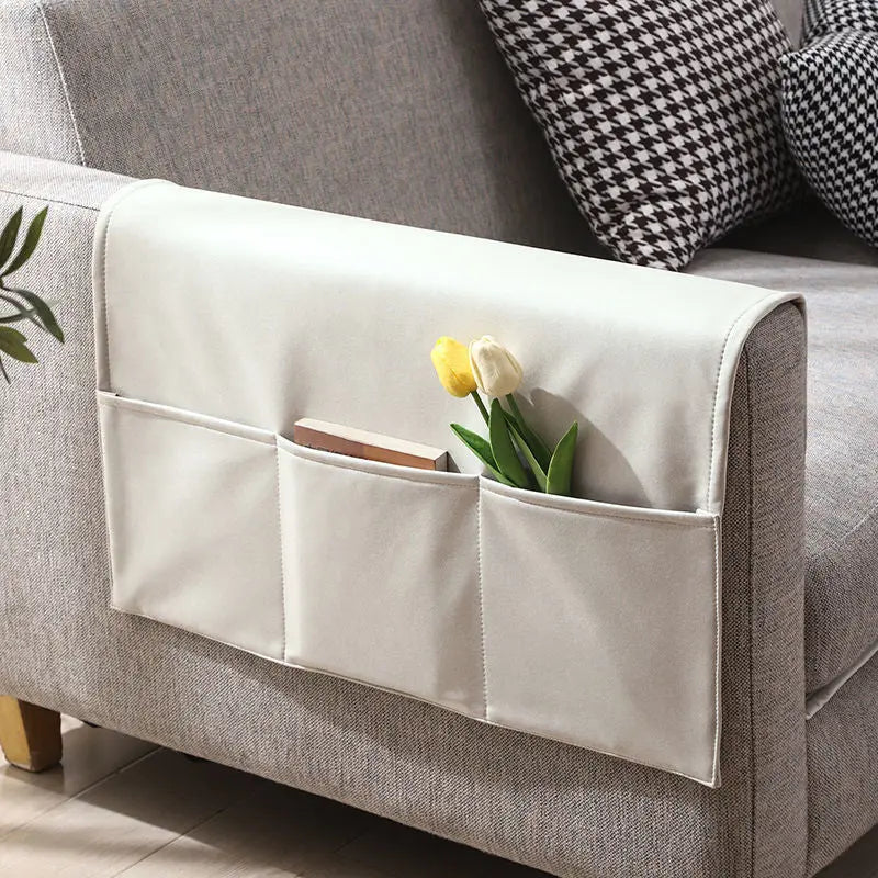 Housse Accoudoir Canapé Polyester SHIROT 02 Ivory Rice-40x110cm