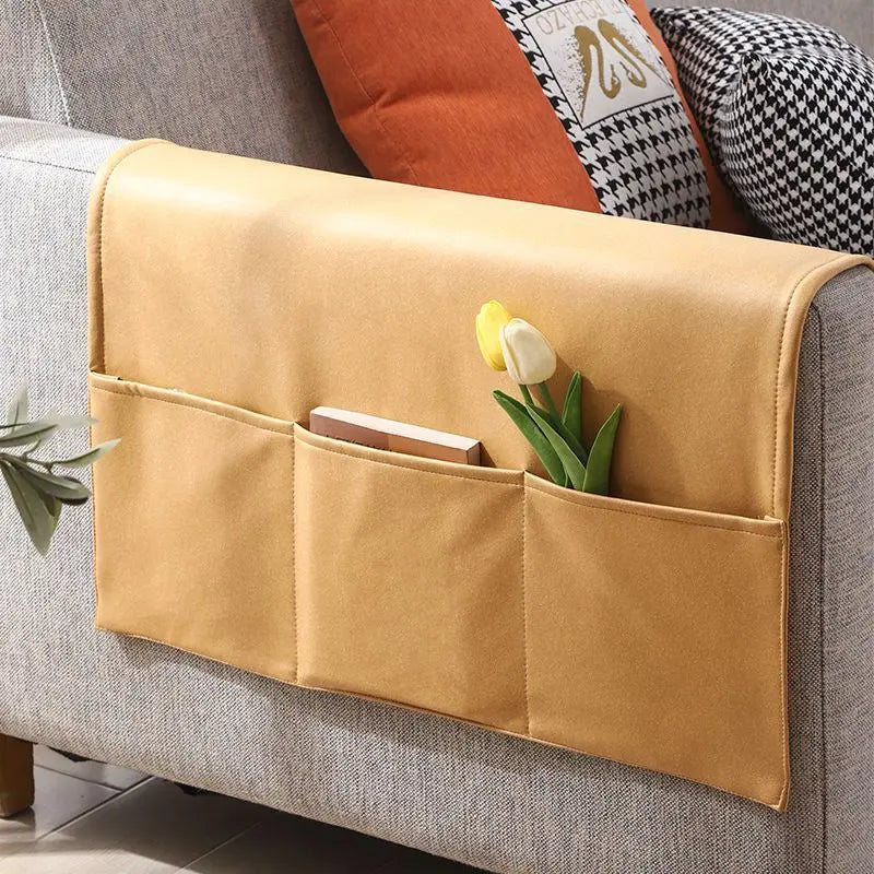 Housse Accoudoir Canapé Polyester SHIROT 03 Yellow-50x110CM
