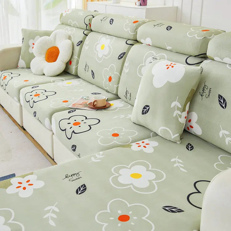 Housse Assise Canapé Imprimée SILKARA Luyin Yaohua-Extra Large Single