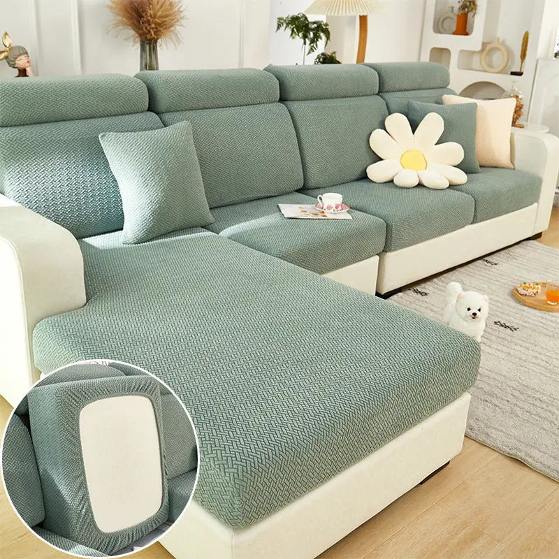 Housse Assise Canapé Moderne EVOLI Pine And Cypress Green-Plus Double