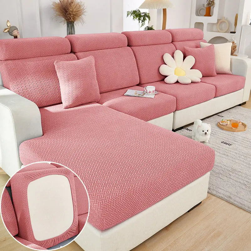 Housse Assise Canapé Rétro BLOSSOM Cherry Blossom Pink-Extra Large Single