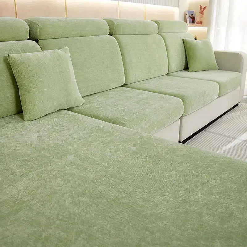 Housse Assise Canapé Minimaliste ZELINA Mint Green-Small Single