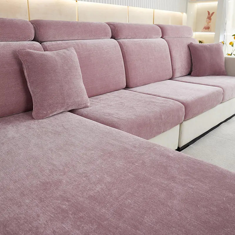 Housse Assise Canapé Minimaliste ZELINA Taro Purple-Small Single