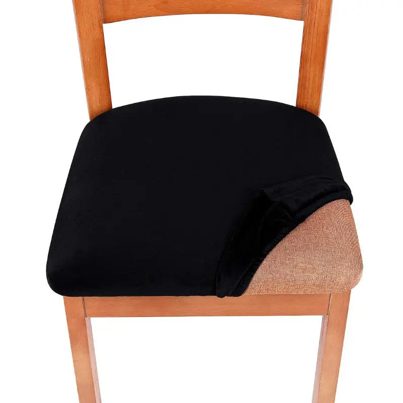Housse Assise Chaise Extensible VELTINO Black