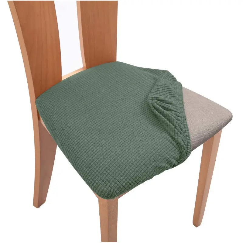 Housse Assise Chaise Extensible ZENYA Light Green
