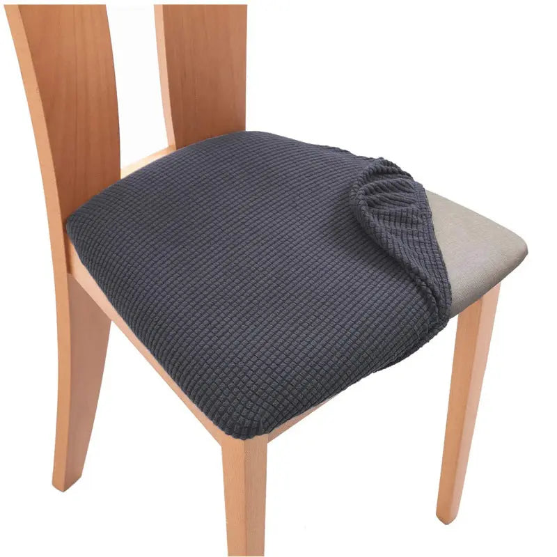 Housse Assise Chaise Extensible ZYVO Dark gray