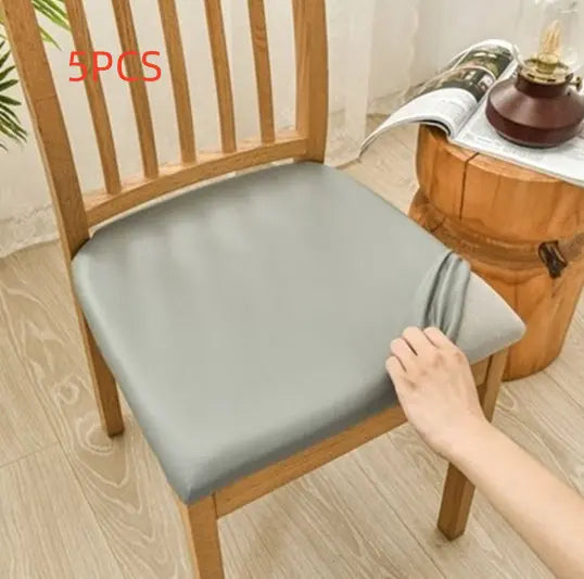 Housse Assise Chaise Imperméable LUXORE Light Gray-Length And Width 35to50cm-5PCS