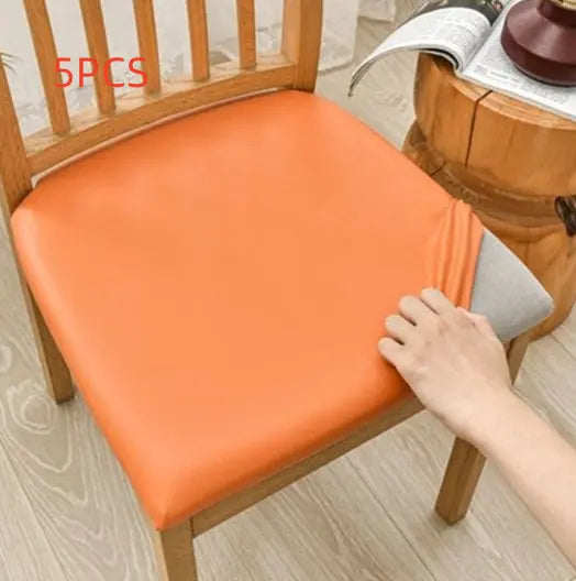 Housse Assise Chaise Imperméable LUXORE Orange-Length And Width 35to50cm-5PCS