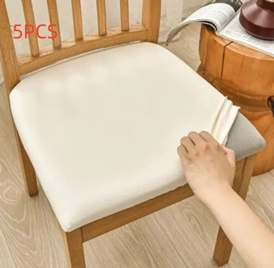 Housse Assise Chaise Imperméable VELONA Beige-Length And Width 35to50cm-5PCS