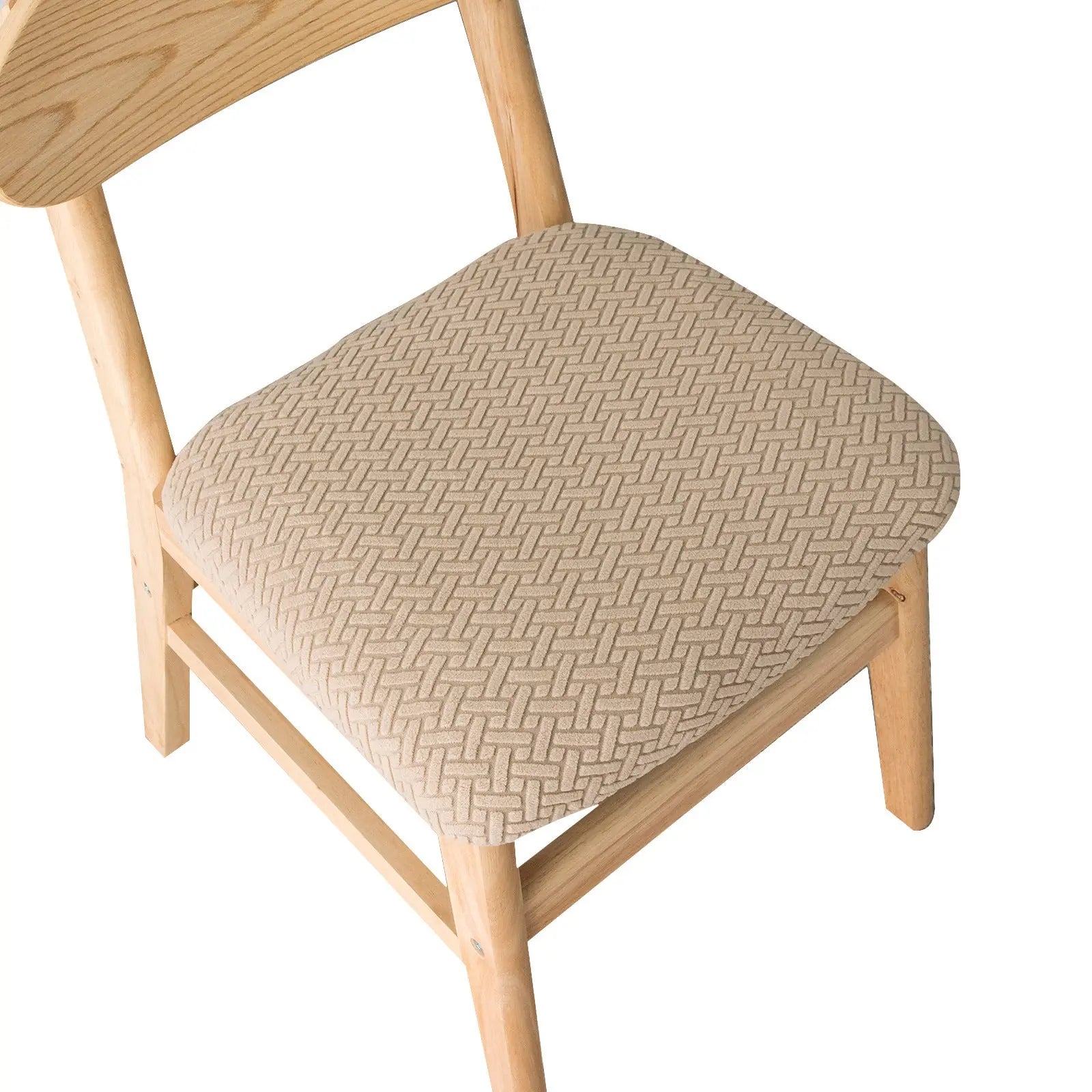 Housse Assise Chaise Moderne FLORIA Sand-40x50x8cm