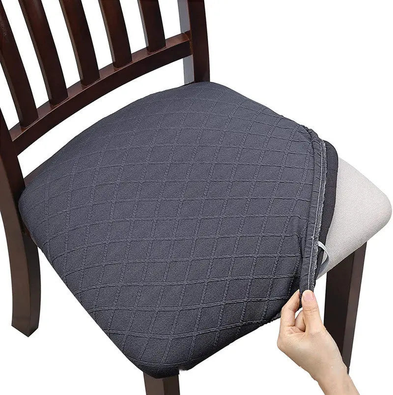 Housse Assise Chaise Moderne JARLINA Dark Grey